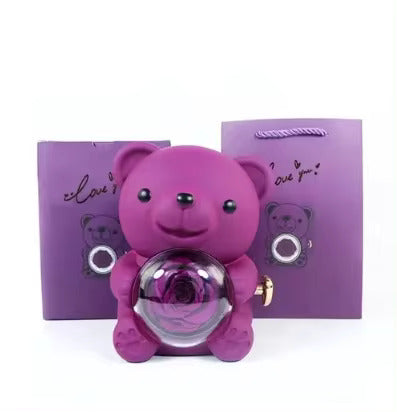 Forever Rose Bear Box